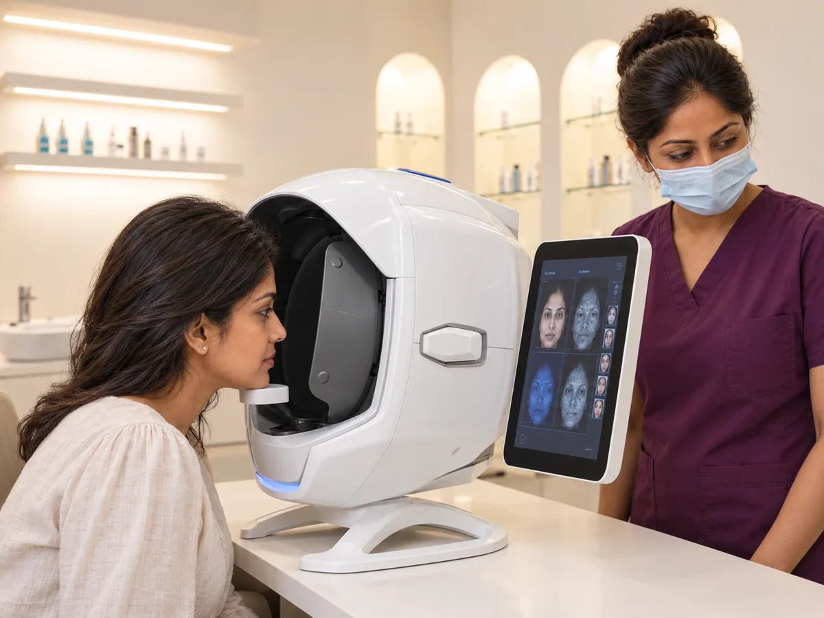 Skin Whitening Treatment in Jaipur: AI Skin Analysis | AI Aesthetics, C-Scheme