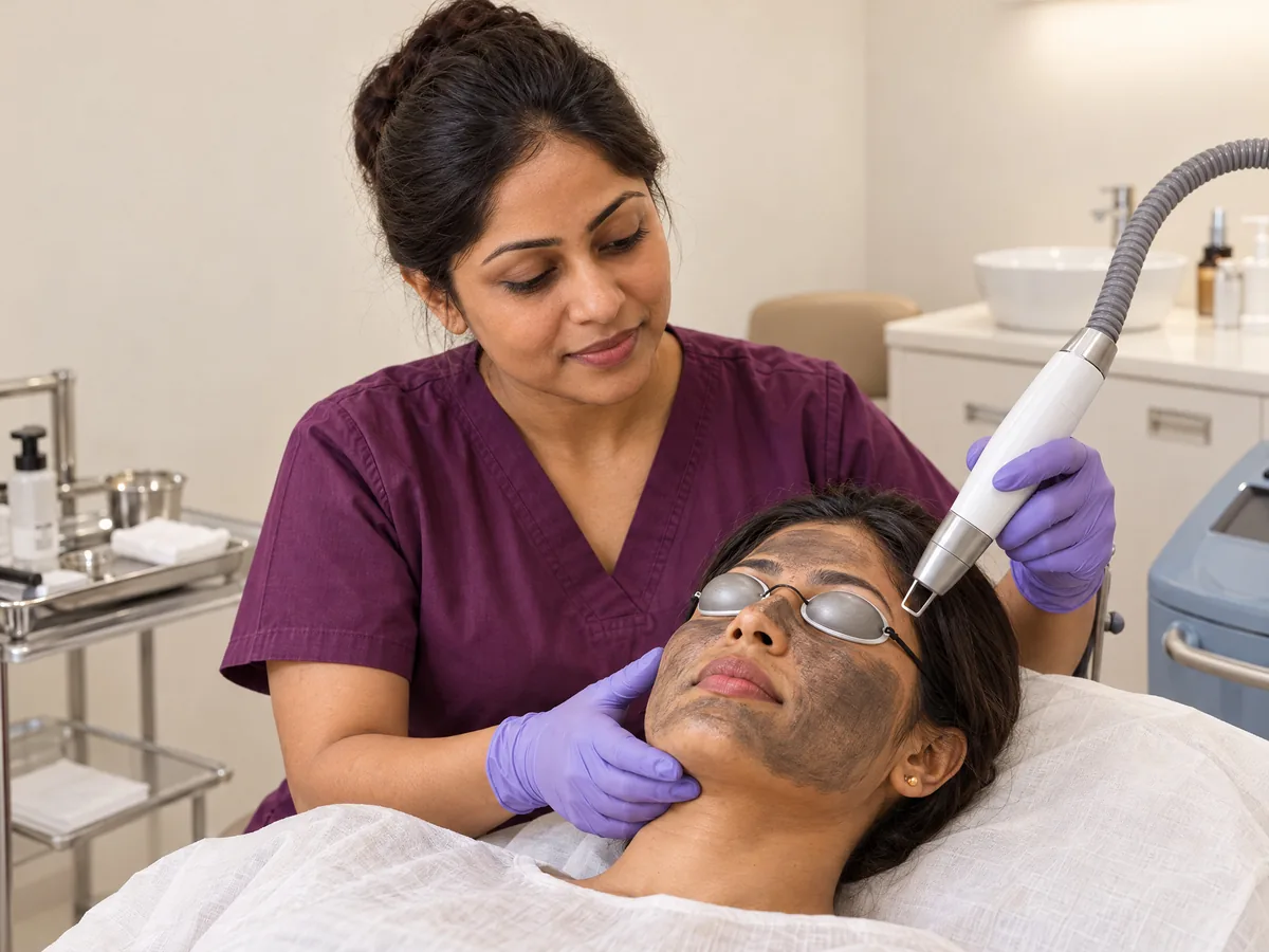 Skin Whitening Treatment Jaipur: Carbon laser facial: ₹4,000, Carbon Facial | AI Aesthetics, C-Scheme