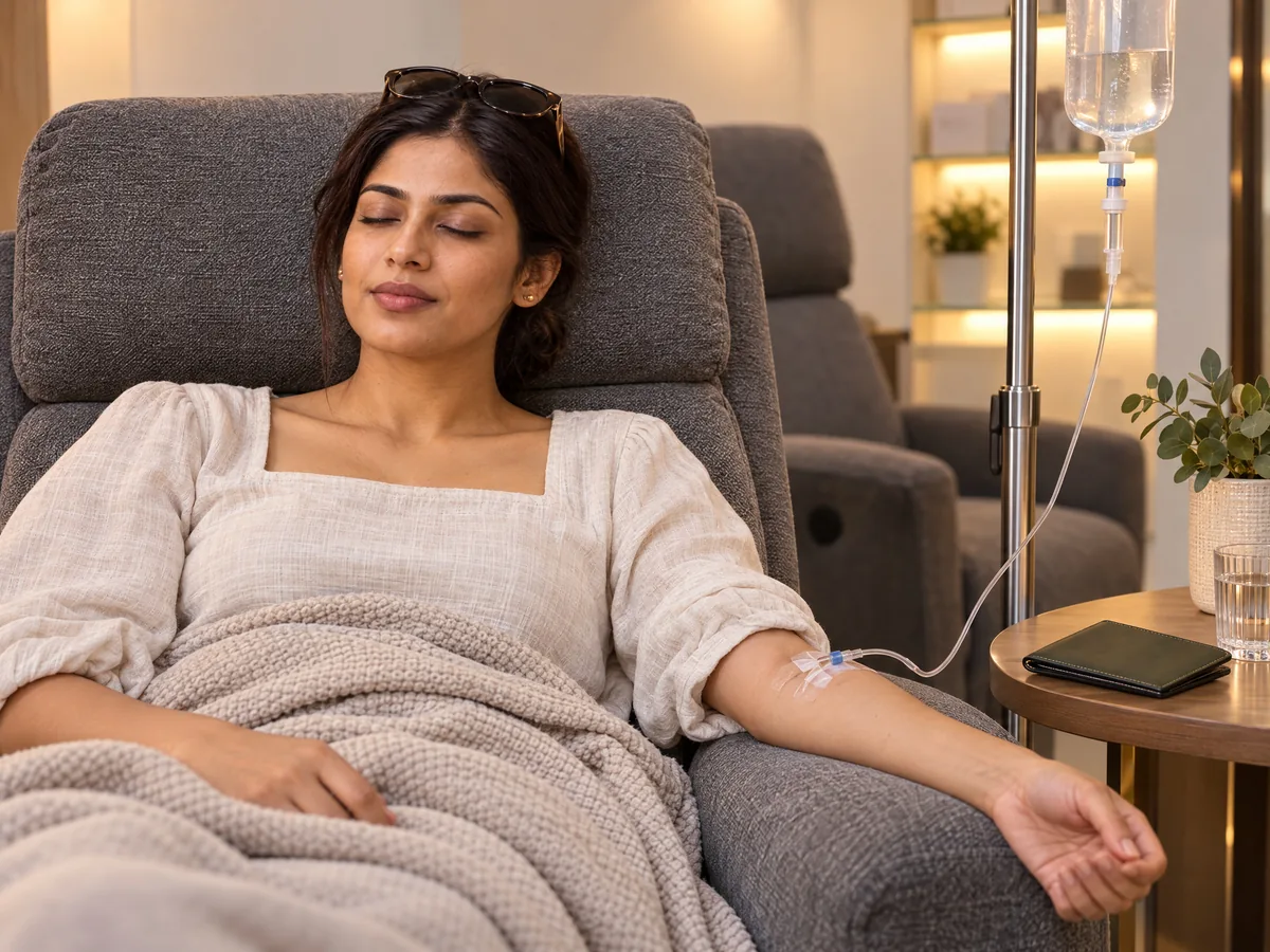 AI Aesthetics Skin Clinic by Dr. Aakriti Mehra: Jet Lag / Hangover IV in Jaipur, Jet Lag / Hangover IV