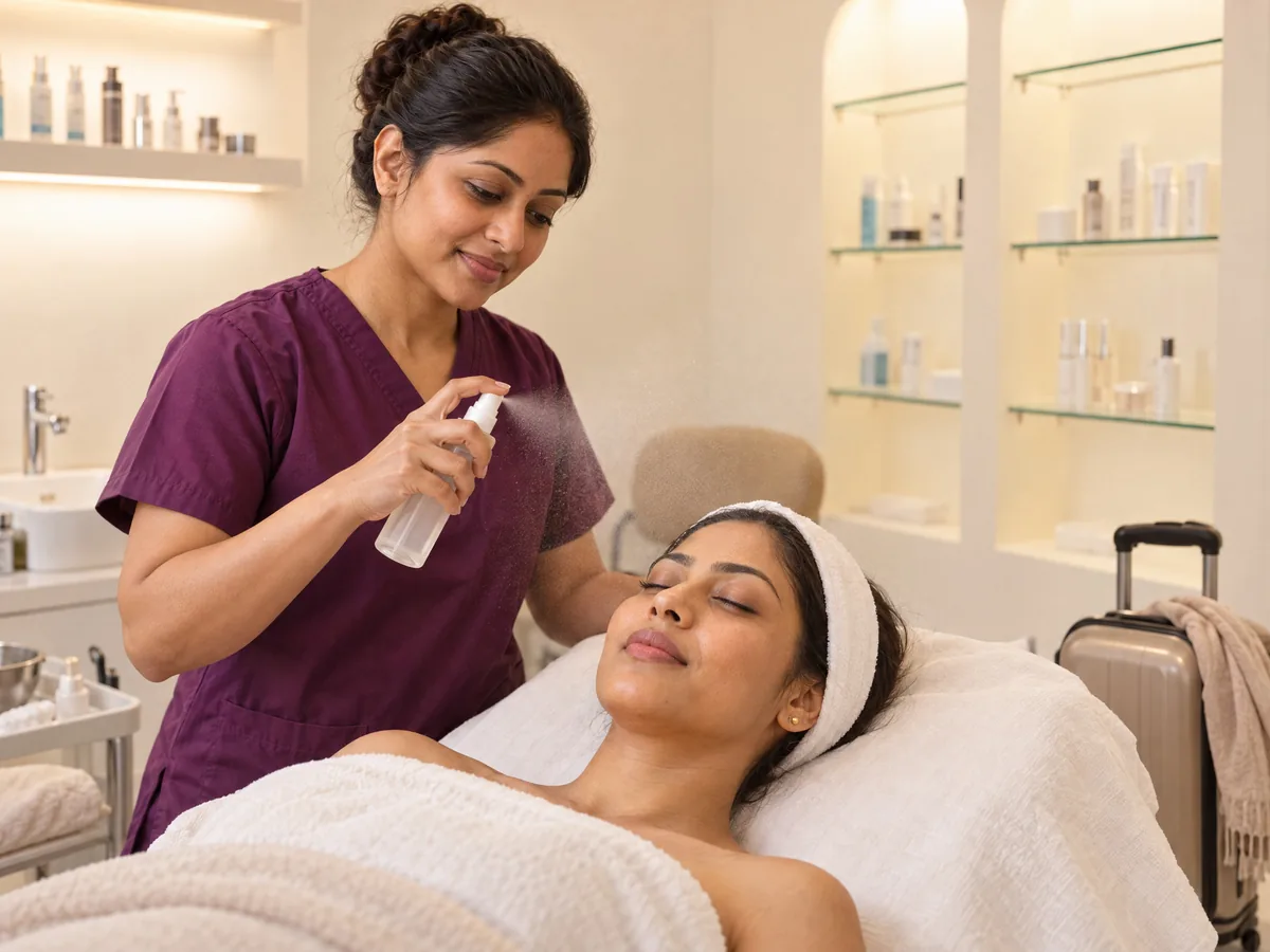 AI Aesthetics Skin Clinic by Dr. Aakriti Mehra: Post-Travel Recovery Facial in Jaipur, Post-Travel Recovery Facial