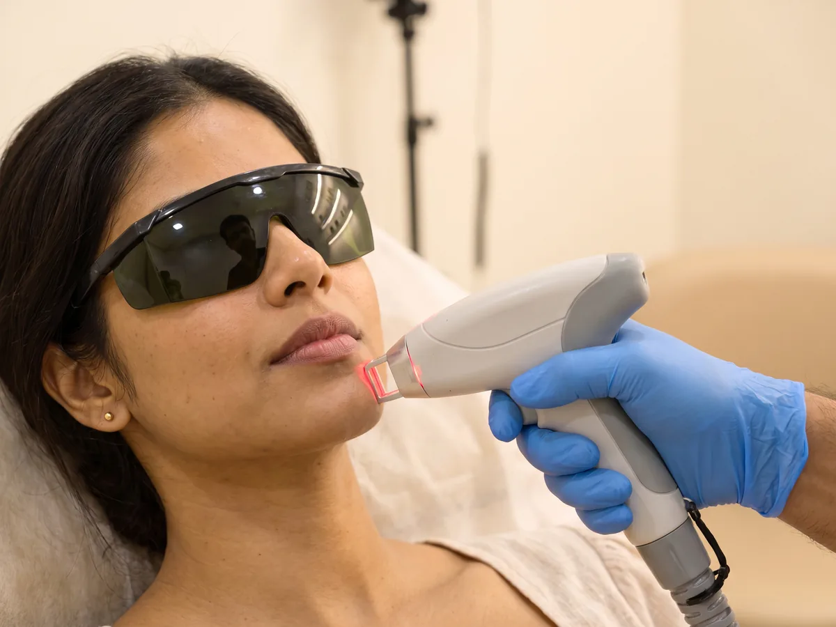 Face Laser Hair Removal in Jaipur: Who may benefit from chin laser?, Chin laser hair removal | AI Aesthetics, C-Scheme