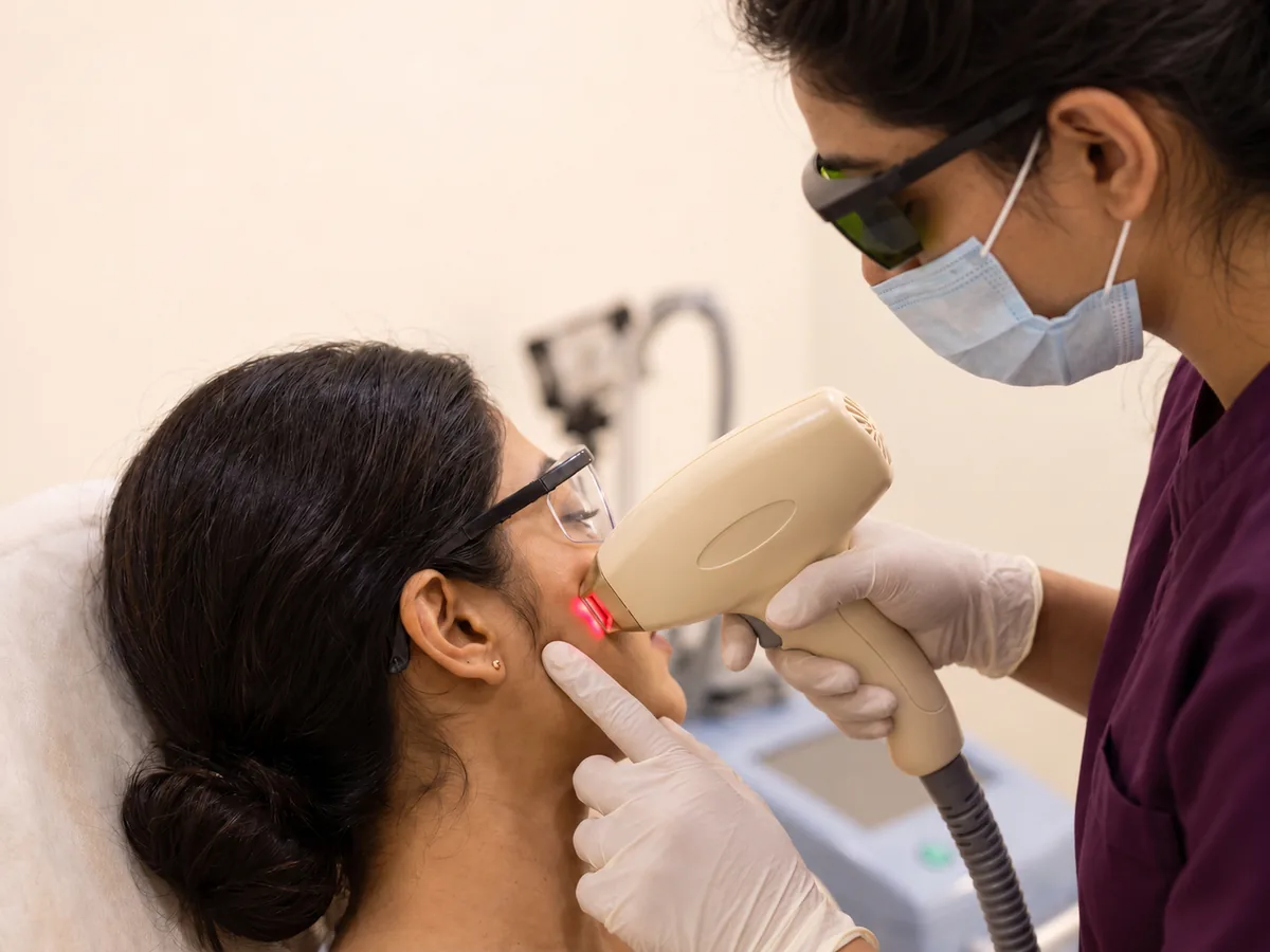 Face Laser Hair Removal Jaipur: Who may benefit from side locks laser?, Side Locks laser hair removal | AI Aesthetics, C-Scheme