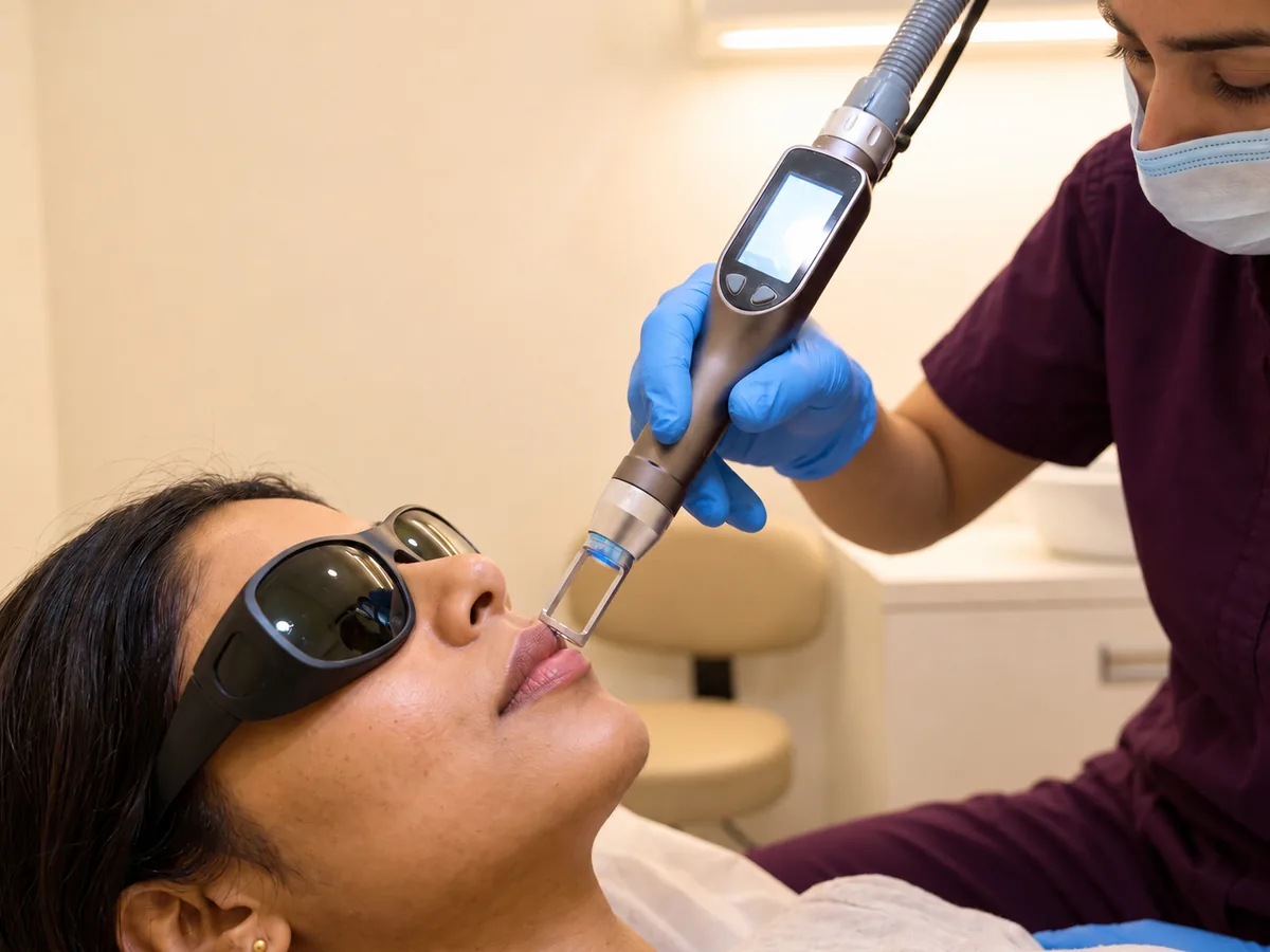 Face Laser Hair Removal in Jaipur: Who may benefit from upper lip laser?, Upper Lip laser hair removal | AI Aesthetics, C-Scheme
