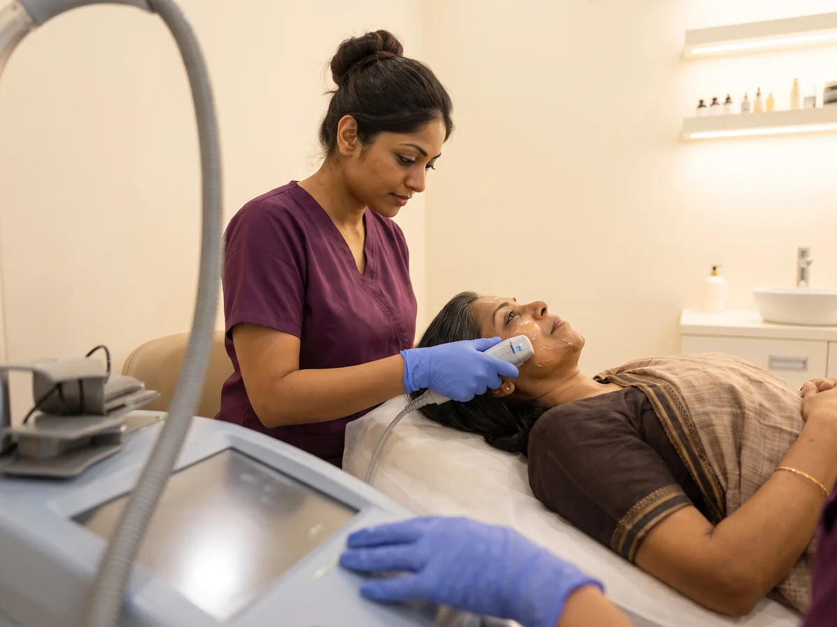 Fine Lines and Wrinkles Treatment Jaipur: Full Face Tightening HIFU, Full Face Tightening | AI Aesthetics, C-Scheme
