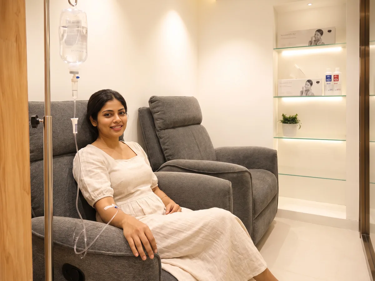 Skin Whitening Treatment Jaipur: Glutathione injection (IV drip): ₹7,000 per session, Glutathione Iv | AI Aesthetics, C-Scheme