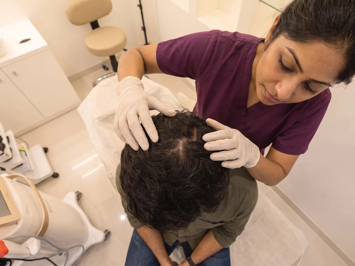 Scalp Health Treatment Jaipur: Hair thinning treatment where needed, Hair Thinning Plan | AI Aesthetics, C-Scheme