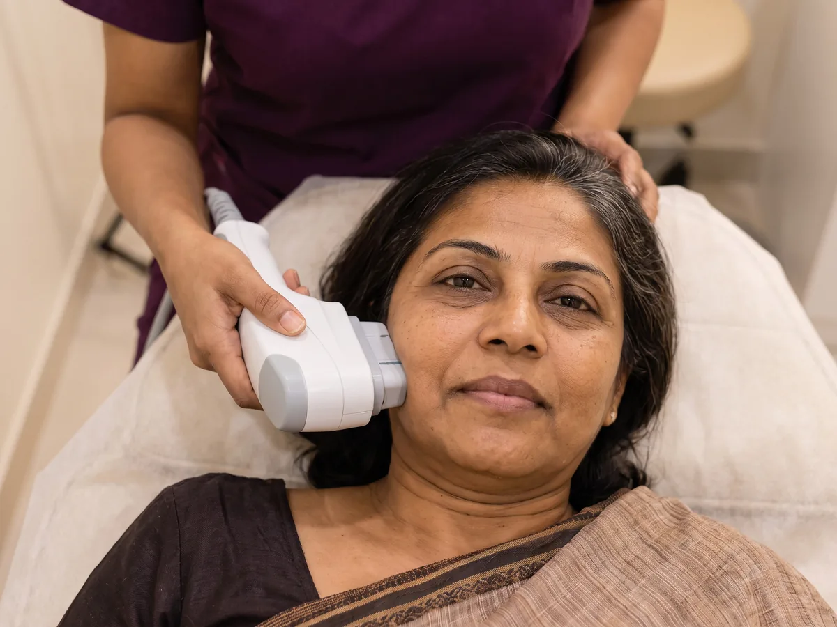 Double Chin Treatment Jaipur: Lower Face Tightening HIFU, Lower Face Tightening | AI Aesthetics, C-Scheme
