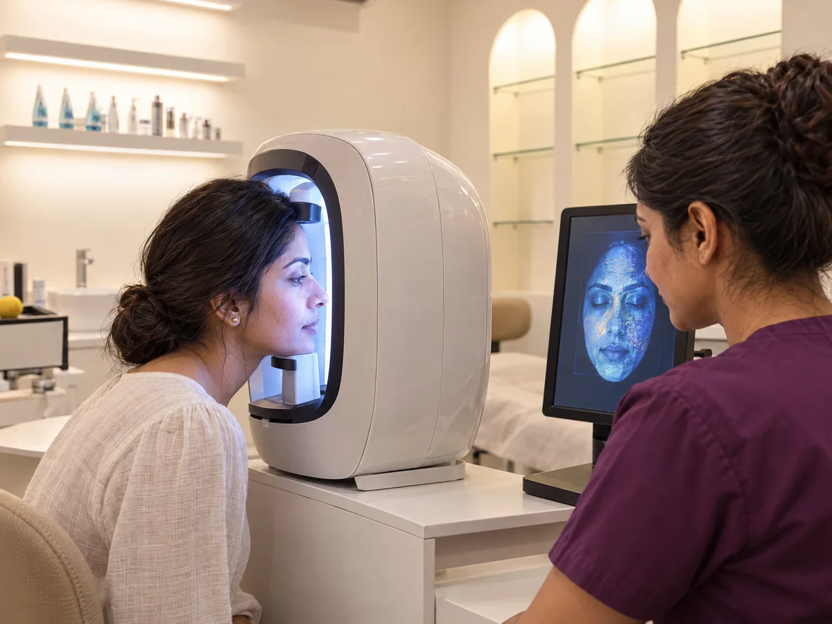 AI Aesthetics Skin Clinic by Dr. Aakriti Mehra: AI-guided skin assessment and treatment planning, Multi-light AI skin imaging, C-Scheme, Jaipur