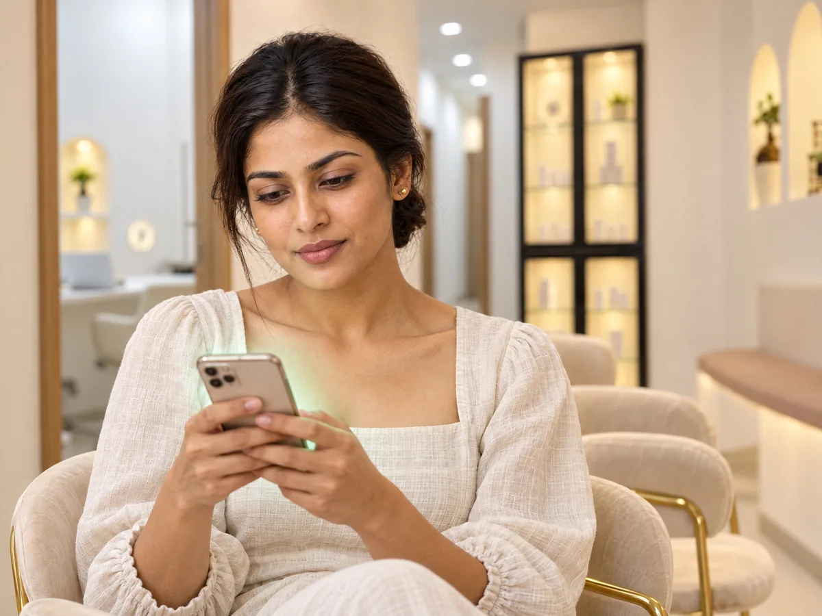 Book an Appointment: Booking an appointment on the phone | AI Aesthetics, C-Scheme, Jaipur