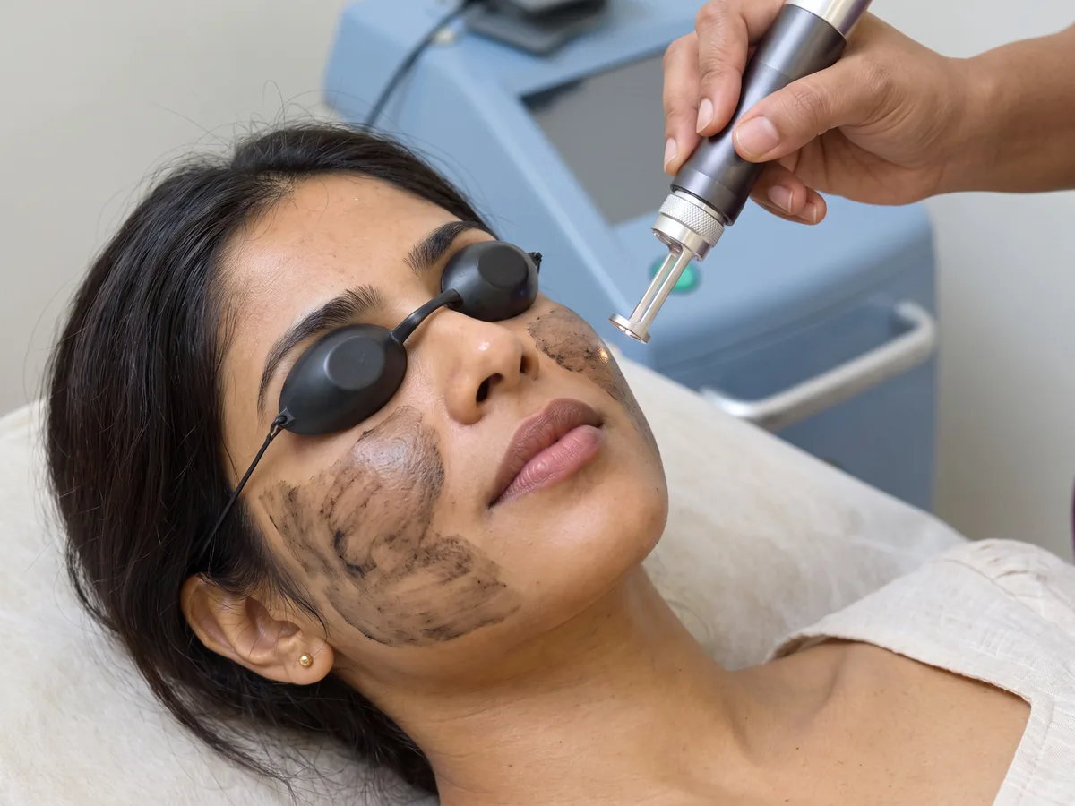 Carbon Facial Jaipur: Carbon laser step | AI Aesthetics, C-Scheme