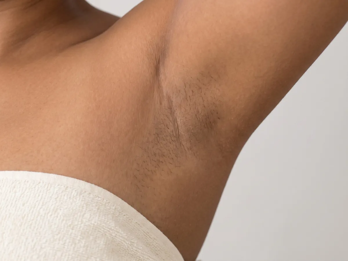 Chest, Back & Stomach Laser Hair Removal in Jaipur: Get itching or bumps from regrowth, Slower regrowth: a woman's underarm with only | AI Aesthetics, C-Scheme